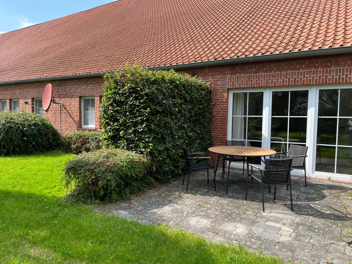 Ferienwohnung II Im Idyllischen Gulfhof Krummhörn Exterior foto
